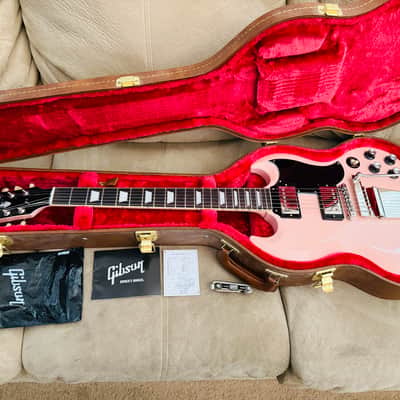 Gibson SG Standard '61 with Maestro Vibrola 2019 - Present - Shell Pink image 1