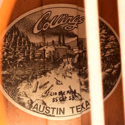 Collings C10 Deluxe Cutaway Baked Adirondack & Mahogany Short Scale image 16