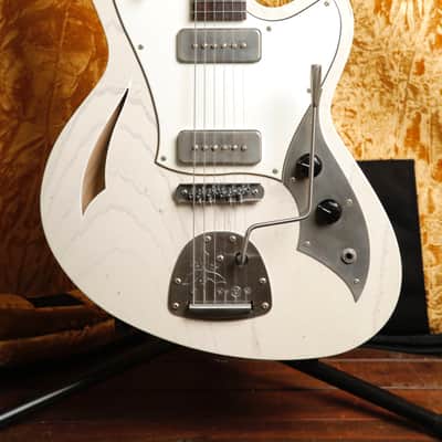 Novo Miris J Custom Mary Kaye White Electric Guitar image 1