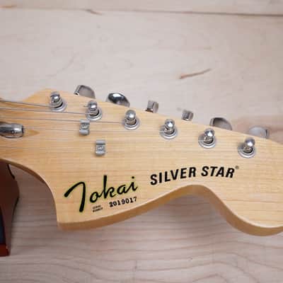 Tokai Silver Star SS-50 MIJ 1982 Silver Gray Vintage Japan w/ Hard Case image 5