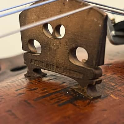 Beautiful Mittenwald c1870s 4/4 Full Size Antique Violin & Case - 'A. Smillie' image 12