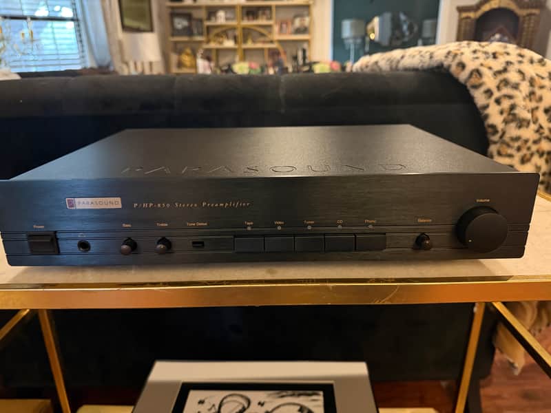 Parasound P/hp 850 Late 90s early 2000s - Black image 1