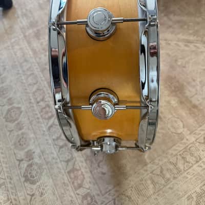 DW/Craviotto DW / Craviotto 14x5.5" Handcrafted Solid-Shell Maple Snare Drum (2003) – Green Badge Era #000803 2003 - Natural image 2