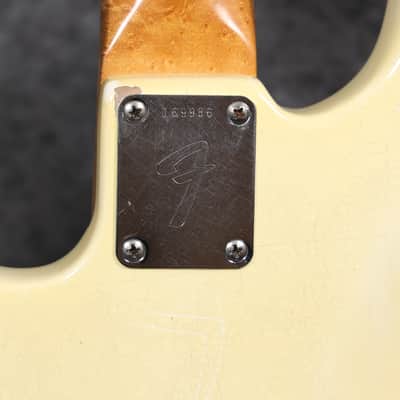 1966 Fender Jazz Bass - Olympic White Refinish image 9