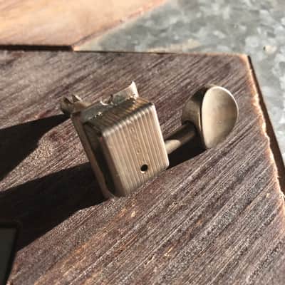 Real Life Relics Kluson Aged Nickel Left Hand Vintage Stamped Tuning Machines KD-6T-NM image 3