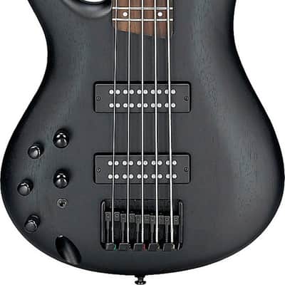 Ibanez SR305EBL Standard Left-Handed 5-String Bass Guitar, Jatoba Fingerboard, Weathered Black image 2