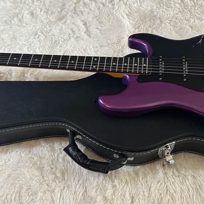 Metallic Purple Stratocaster - Custom Built - Black Hardware - Seymour Duncan Pickups - Blender Mod image 5