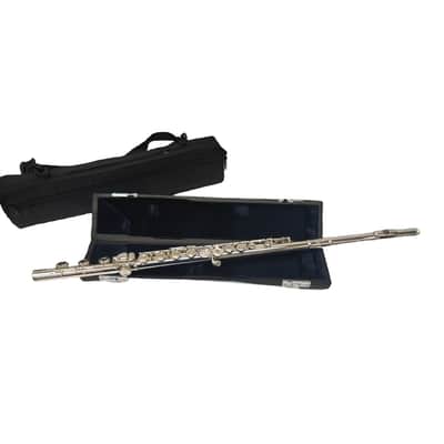 Schiller Model 300 Flute W/Sterling Silver Lip Plate and Engraving image 2
