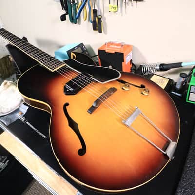Gibson ES-225T Sunburst 1957 Vintage Electric Guitar image 16