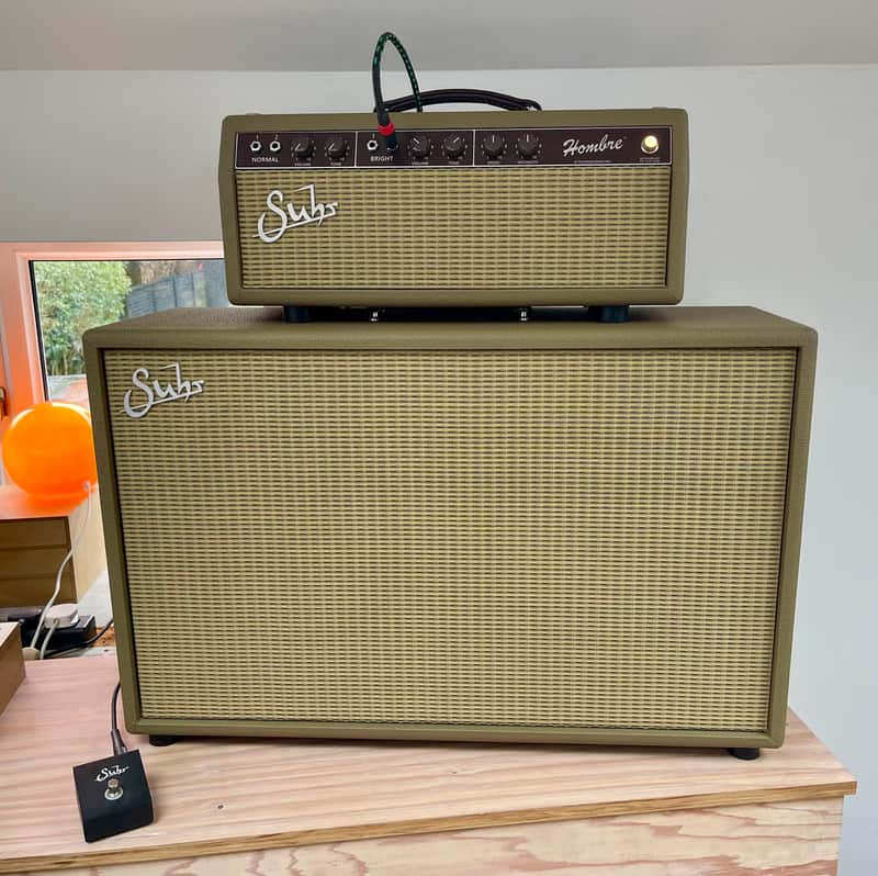 Suhr Hombre 2-Channel 18-Watt 2x12" Guitar Amp Half Stack 2021 - Present - Brown image 1