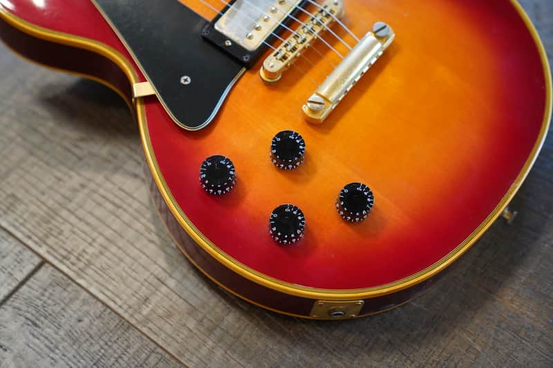 Lefty! 1985 Gibson Les Paul Custom Solid Electric Guitar Vintage Cherry Sunburst + Hard Case image 1
