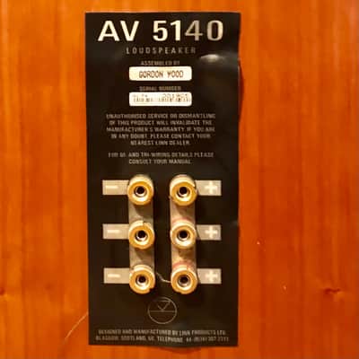 Stunning Linn AV 5140 Loudspeakers - Cherry Veneer - Recently Serviced - Legendary Sound and Style image 6