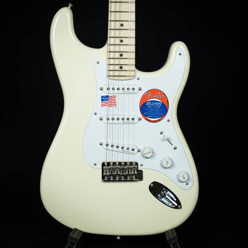 Fender Eric Clapton Stratocaster Maple Fingerboard Olympic White (US22016693) image 1