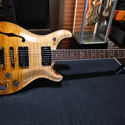 PRS Wood Library McCarty 594 Semi-Hollow Danville Music 35th Anniversary Artist Top 2024 - Gold Storm Fade #2871 image 2