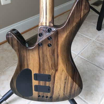 Kiesel V49K Vanquish 4 string 2017 Buckeye Burl 2017 NAMM Build image 10