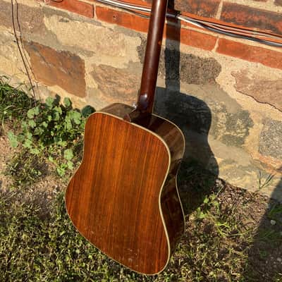 Vintage 1970s Martin-Style Acoustic – Possibly Custom Yamaki – Rosewood/Spruce – MIJ Quality – w/ HSC image 2