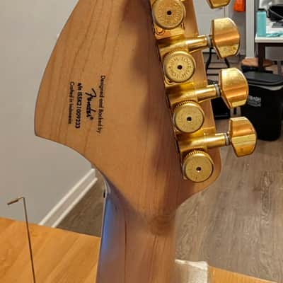 Squier 40th Anniversary Gold Edition Sienna Sunburst (w/ upgrades) image 5
