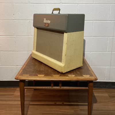 Gibson Maestro GA-45 1955 4x8” guitar/harp combo - Blue/Cream image 3
