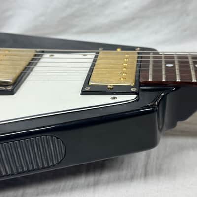 Epiphone '58 1958 Korina Flying V Guitar 2004 - Black image 14