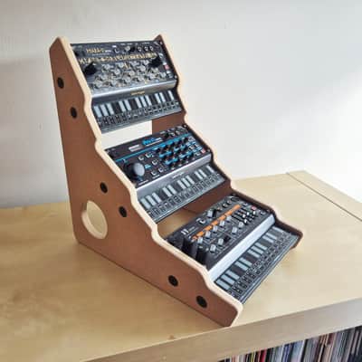 Behringer  Pro VS Phara O JT Mini synthesizer wooden MDF triple stand Pro VS Phara O JT Mini image 6