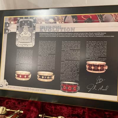 Neil Peart Rush Evolution Snare Drum Collection total of 4 Snares ORIGINAL ALL MATCHING serial numbers image 2