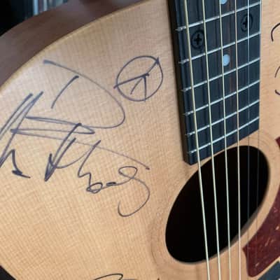 Dave Matthews Band signed Late 2000s Taylor Big Baby (Rare ‘07 Signing With LeRoi Moore) image 2