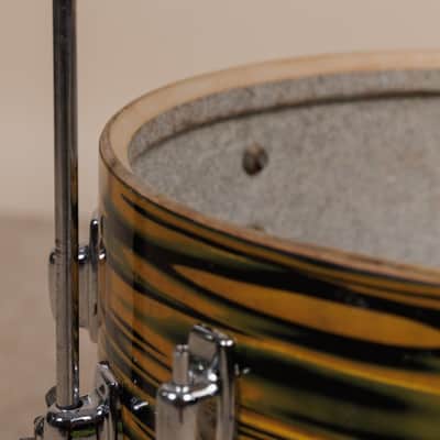 1970s Ludwig Standard 16x16 Lemon Strata Floor Tom image 18