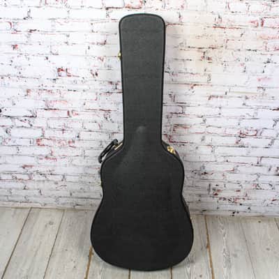 Fender - Paramount PD-220E Dreadnought Acoustic/Electric Solid Mahogany Aged Congac Burst w/ Hardshell Case - USED image 17