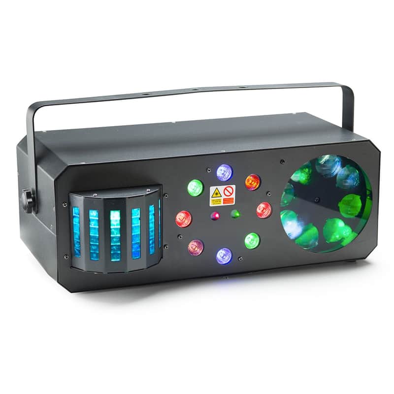Mint Stagg SLE-TRANCE50-1 4-Effects-in-1 Laser/Derby/Color Wash/Gobo Light image 1