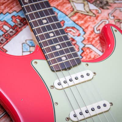FENDER USA Custom Shop 1960 Stratocaster Reissue Jrny' Relic "Fiesta Red + Rosewood" (2024) image 8