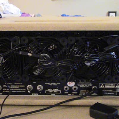 Fender Custom Shop Rumble 300 Bass Head  and  Sub Cabinet 1995 Blonde image 11