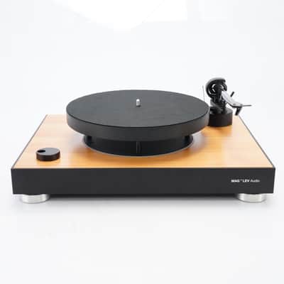 MAG-LEV Audio ML1 The Levitating Turntable Wood Edition Full System #51454 image 1