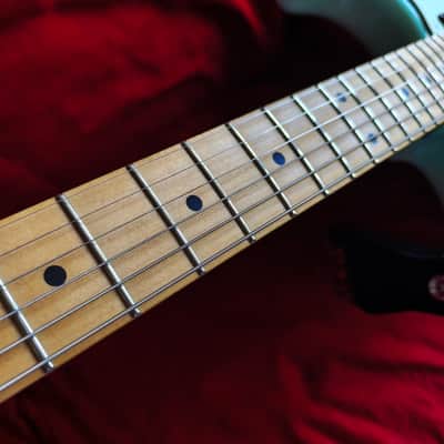 Fender Noventa Stratocaster Surf Green - immaculate image 11