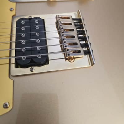 Squier John 5 Signature J5 Telecaster 2019 Frost Gold All Original with Hardshell Case image 3