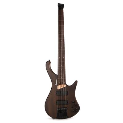Ibanez EHB605WNF EHB Ergonomic Headless Bass 5-String Walnut Flat image 4