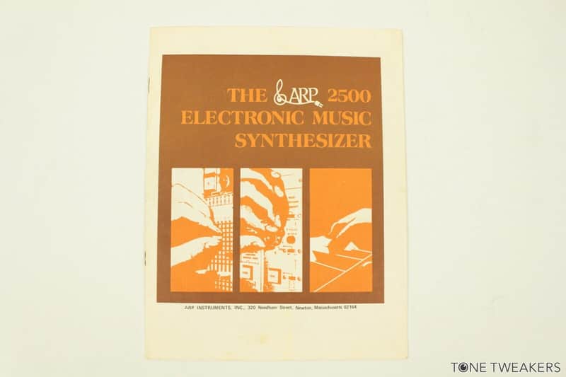 The ARP 2500 Electronic Music Synthesizer Catalog Brochure VINTAGE SYNTH DEALER image 1