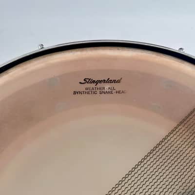 Slingerland Super Gene Krupa Radio King 5.5x14 Snare Drum 1960 - Blue Sparkling Pearl image 13