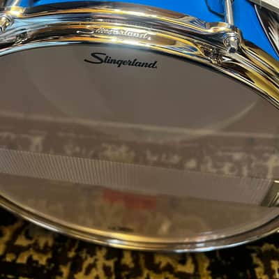 Slingerland 6.5" x 14" Studio King Snare Drum - Lunar Blue Lacquer image 5