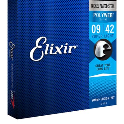 12000 Polyweb 09/42 Super Light Elixir image 1