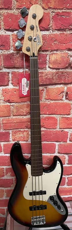 Fender Standard Jazz Bass Fretless with Rosewood Fingerboard 1997 - 2008 - Brown Sunburst image 1