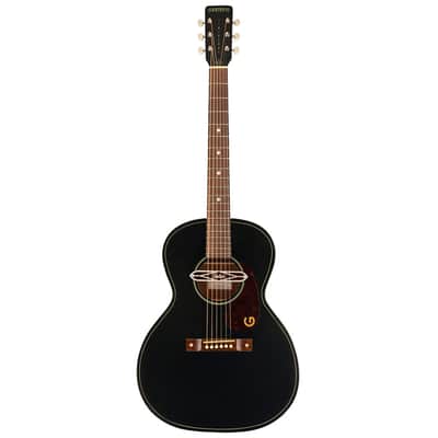 Used Gretsch Deltoluxe Concert Acoustic-Electric Guitar - Black Top image 2