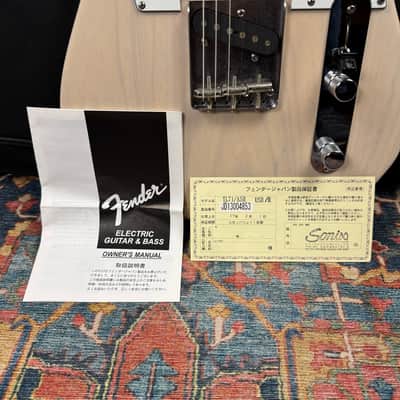 *Video* 1971 Fender Telecaster Reissue Model TL71-ASH Rare Trans Blonde MIJ - 2013 image 5