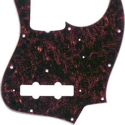 Genuine Fender '62 Jazz Bass Tortoise Shell 4-Ply 11-Hole Pickguard 099-2022-000 image 3