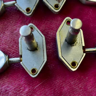 Vintage 1960s Gibson Nickel Waffleback Tuner Set - Tal Farlow, Martin Gibson Acoustic image 10