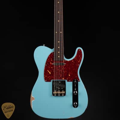 2024 - Suhr Eddie's Guitars Exclusive Roasted Classic T Antique - Daphne Blue #78332 image 3