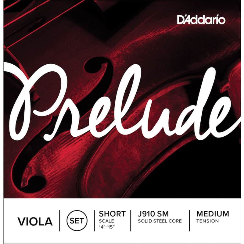 D'Addario - Prelude J910SM - Viola String Set - Short / Medium Tension image 1
