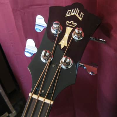 Guild B30-E NT Acoustic / Electric Bass 1995 Natural + OHSC image 4