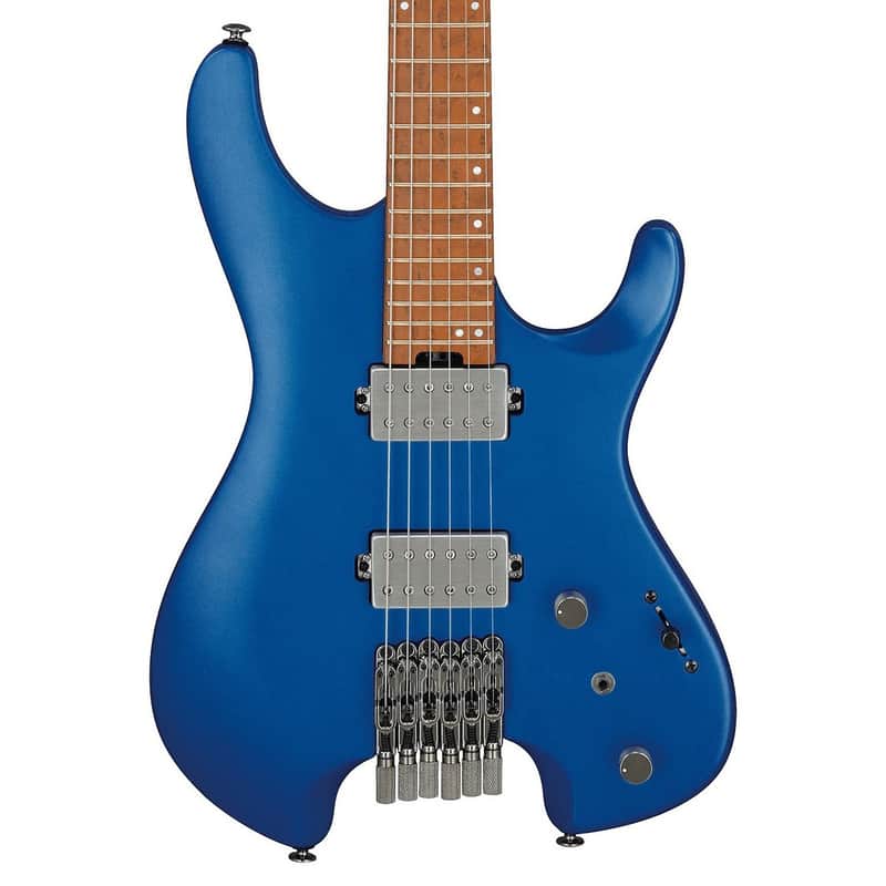 Ibanez Q52LBM Q Standard Headless Electric Guitar - Laser Blue Matte image 1