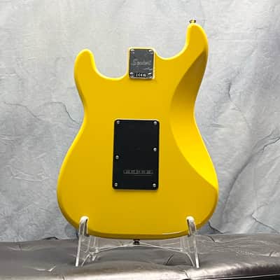 Squier Loaded FSR HSS Stratocaster Body Graffiti Yellow image 2