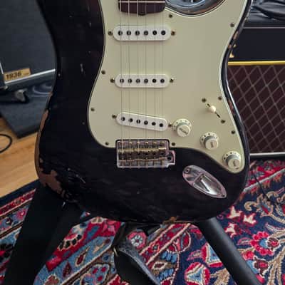 Fender Custom Shop Michael Landau '68 Stratocaster Relic 2022 - Black image 2
